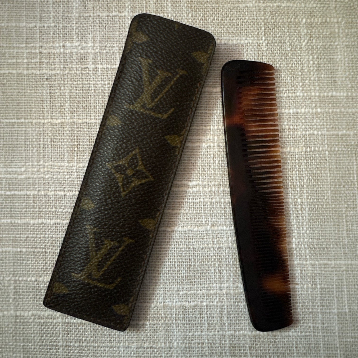 Vintage Louis Vuitton Monogram Comb & Case | Alahas Vintage Boutique