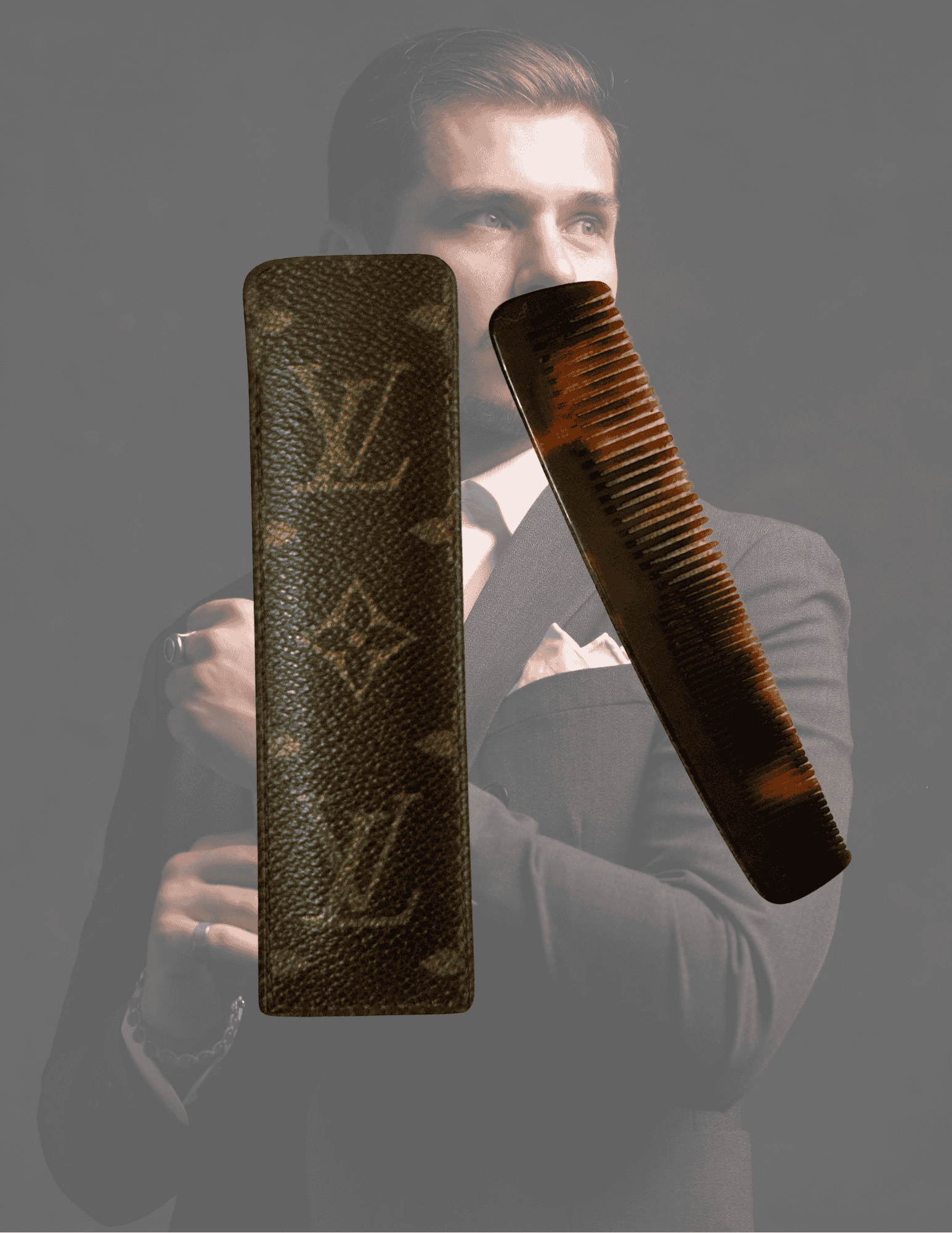 Vintage Louis Vuitton Monogram Comb & Case | Alahas Vintage Boutique